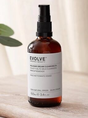 EVOLVE ORGANIC BEAUTY KALAHARI DREAM CLEANSING OIL (NEW IN BOX) was $33